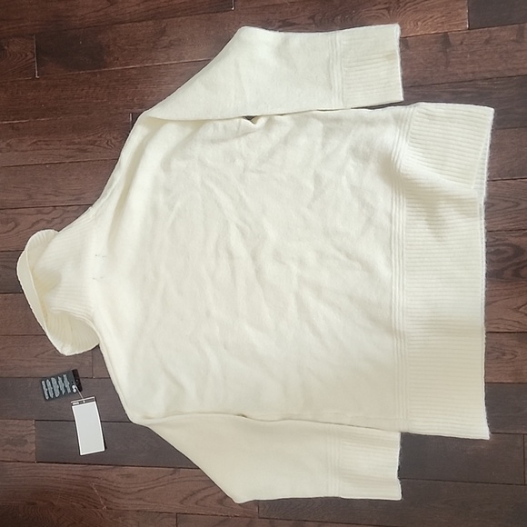 Mango basic white Tuttle neck sweater - Picture 5 of 5